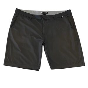 Travis Mathew Flat Front Black Golf Shorts Stretch Size 40